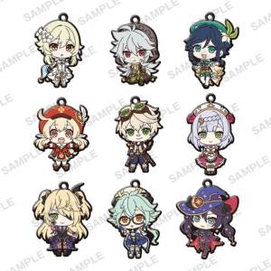 Genshin Impact: Character Rubber Strap Set Vol. 2 (9 Packs / Box) [Bushiroad]