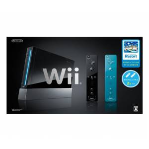 Wii Black + Wii Sports Resort Bundle [Used Good Condition]