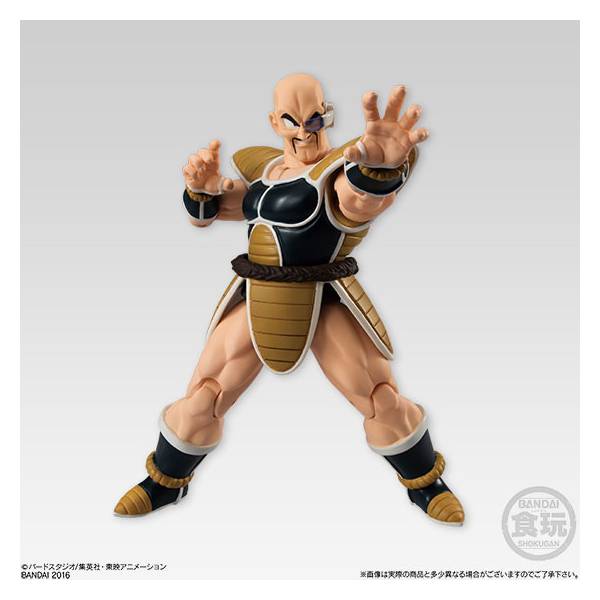 dragon ball z songoku vegeta nappa set bandai shodo vol 4 nin