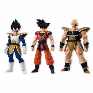 Dragon Ball Z - SonGoku Vegeta Nappa Set [Bandai Shodo Vol. 4]