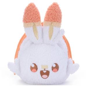 Pokémon: Poképeace Plush Drawstring Bag - Scorbunny (Limited Edition) [Takara Tomy]