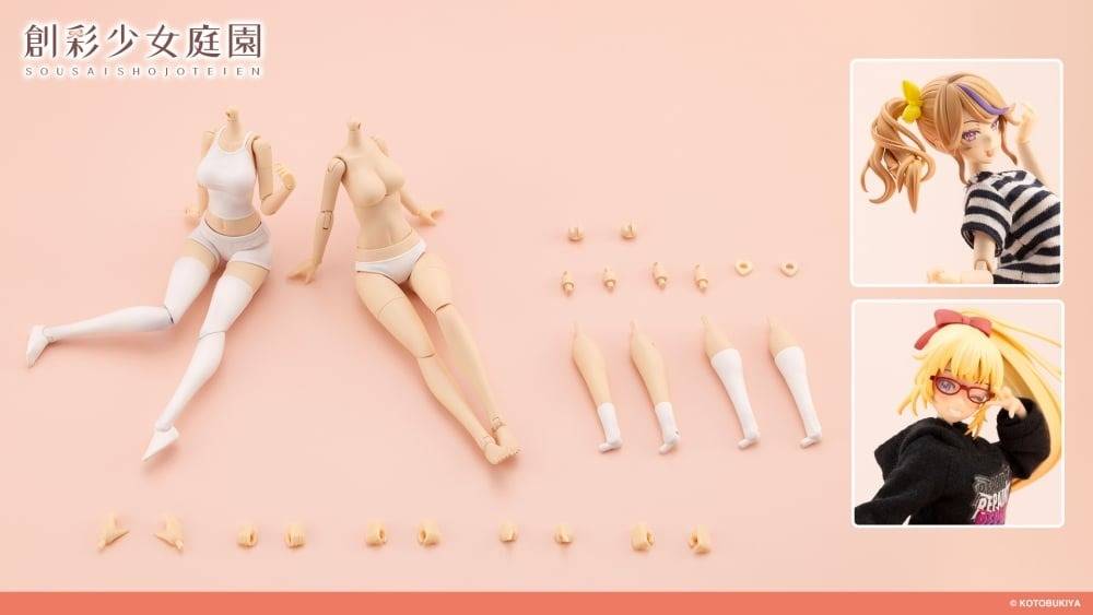 Sousaishojoteien: Dress Up Body - L (Skin Color A Ver.) (Plastic Model) [Kotobukiya]