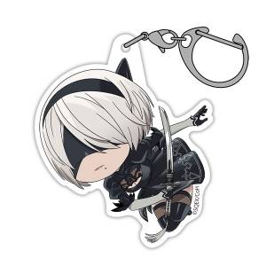 NieR Automata Ver1.1a: Acrylic Pinch Keychain - 2B [COSPA]