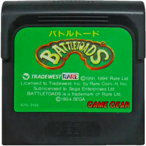 Battletoads [GG - Used / Loose]