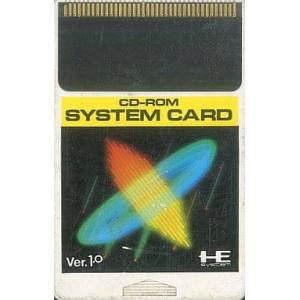 CD-Rom System Card ver. 1.0 [PCE CD - used / Loose]
