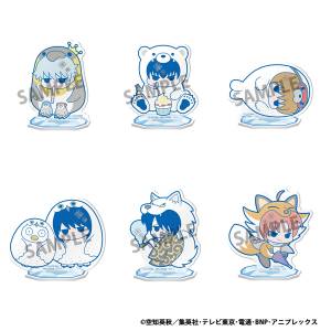 Gintama: Acrylic Stands - Prince Hata And The Ice Animals (6 Packs Box) [Megahouse]