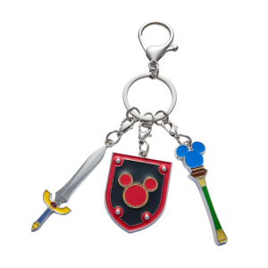 Kingdom Hearts: Metal Keychain - Dream Sword, Dream Rod, Dream Shield (Reissue) [Square Enix]