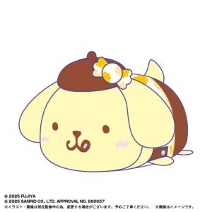 Milky x Sanrio Characters: Potekoro Mascot M Size - Pompompurin [Max Limited]