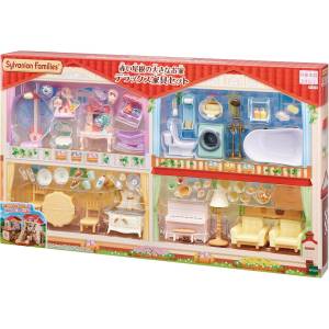 Sylvanian Families: Big House With Red Roof Deluxe Furniture Set [Epoch]