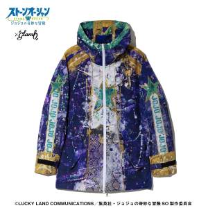Jojo's Bizarre Adventure Stone Ocean x glamb: High Neck Jacket (L) - Jotaro Purple (Limited Edition) [Bandai]