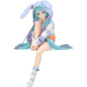 Hatsune Miku: Rabbit-Eared Pajamas Ver. Noodle Stopper Figure (2nd Hand) [FuRyu]