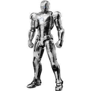 DLX Collectible Figure: Marvel Studios - Iron Man Mark 2 (Chrome Edition) [threezero]