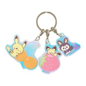 Pokémon PokéPeace: Aurora Acrylic Keychain - Pikachu, Pichu and Emolga [The Pokémon Company]