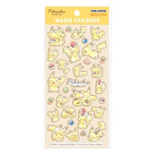 Pokémon: WASHI Sticker Set - Pikachu [The Pokémon Company]