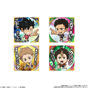 Shokugan: Niformation - Haikyuu!! The Dumpster Battle - Sticker & Wafer (20 Packs Box) [Bandai]
