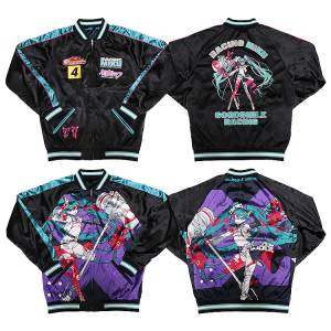 Hatsune Miku: Reversible Sukajan Jacket (XL) - Racing Miku 2025 Ver. [Good Smile Company]