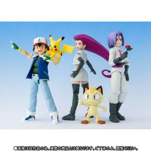 Pokemon - Pikachu Satoshi / Team Rocket Limited Set with Bonus Part [SH Figuarts]