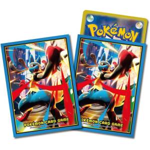 Pokémon Card Game: Deck Shield - Mega Lucario (64 Sleeves) [ACCESSORY]