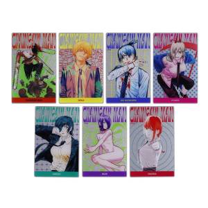 JCS Exclusive: Chainsaw Man - Metallic Acrylic Card Collection Vol.1 (Set of 7) (Limited Edition) [Shueisha]