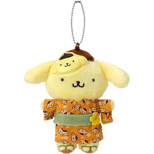 Sanrio Characters: Plush Mascot Keychain - Pompompurin (Summer Festival Ver.) [Sanrio]