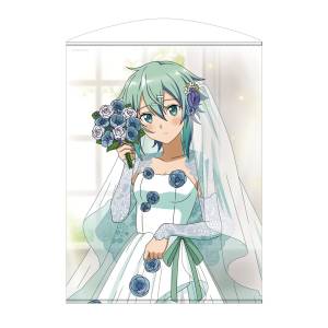 Sword Art Online: 100cm Tapestry - Sinon (Wedding Dress Ver.) [COSPA]