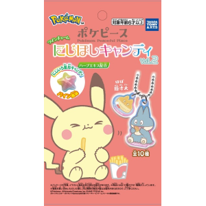 Shokugan: Pokémon PokéPeace - Twin Acrylic Charms & Candy Vol.2 (10 Packs Box) [Takara Tomy]