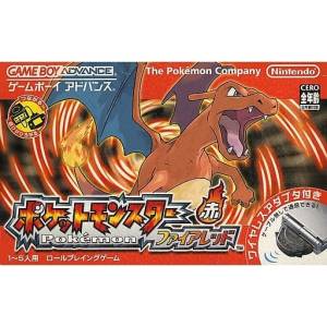 Pocket Monster - Fire Red + Wireless Adapter [GBA - Used Good Condition]