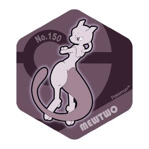 Pokémon: BIG Acrylic Magnet Vol.4 - Mewtwo [The Pokémon Company]