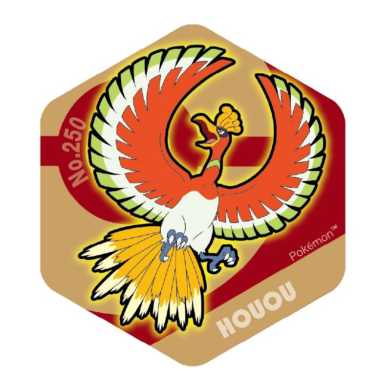Pokémon: BIG Acrylic Magnet Vol.4 - Ho-Oh [The Pokémon Company]