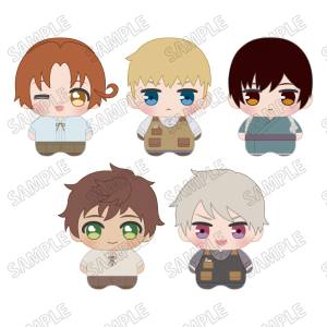 Hetalia World★Stars: Mini Charm Plush Mascot Vol.1 (5 Packs Box) [Medicos Entertainment]
