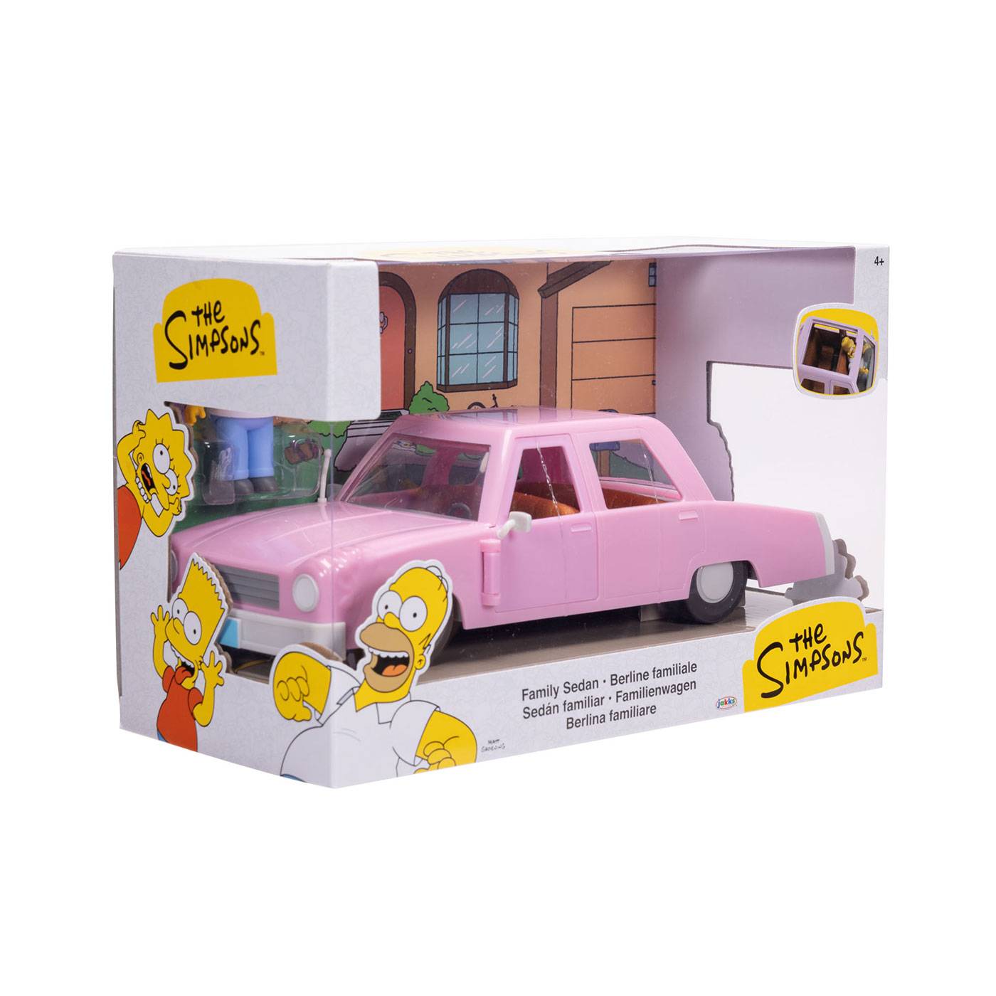 The Simpsons ファミリーセダンセット The Simpsons: 2.5 Inch Vehicle - The Simpsons Family Car