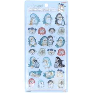 mofusand: Bonbon Drop - Sparkly & Squishy Sticker Collection (Blue) [Sun-Star Stationery]