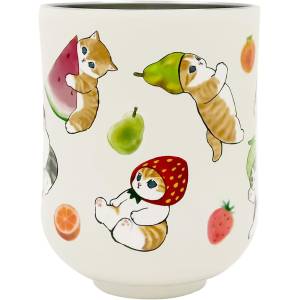 mofusand: Stainless Steel Yunomi Teacup (300 ml) - Fruit Nyan [Toa]