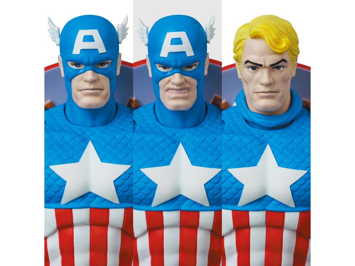 MAFEX (No.217): MARVEL - Captain America (Comics Ver.) (Reissue