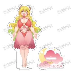 Miss Kobayashi's Dragon Maid: BIG Acrylic Stand No.4 - Lucoa (Babydoll Ver.) [Medicos Entertainment]