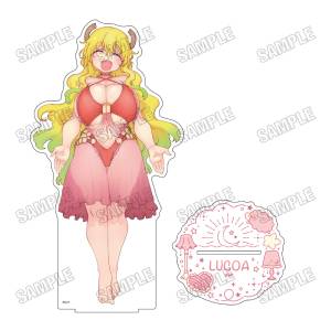 Miss Kobayashi's Dragon Maid: BIG Acrylic Stand LL Size No.4 - Lucoa (Babydoll Ver.) [Medicos Entertainment]
