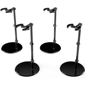 THE Simple Stand for Small Figures & Models - Mini Round Black Version (Set of 4) [Good Smile Company]