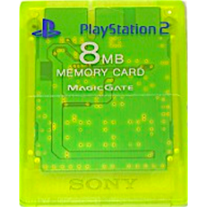 Memory Card 8MB - Lemon Yellow [PS2 - Used / Loose]