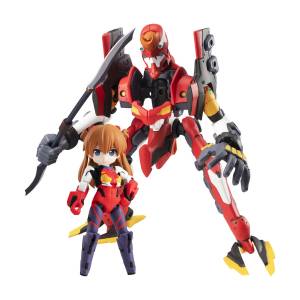 Rebuild of Evangelion: Asuka Shikinami Langley & EVA Unit-02 - Desktop Army (Limited Edition) (Reissue) [Megahouse]