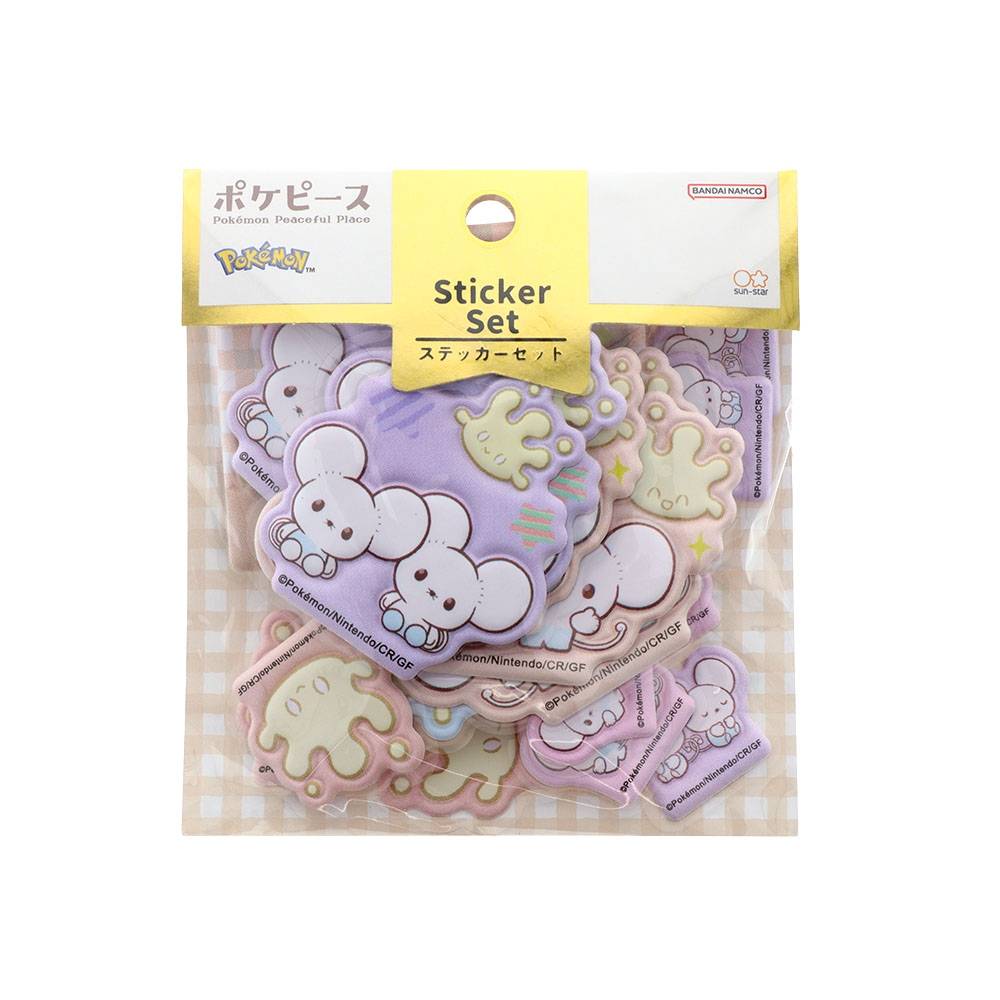 Pokémon PokéPeace: Sticker Set - Tandemaus & Milcery [The Pokémon Company]