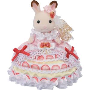 Sylvanian Families: Happy Birthday Freya Strawberry Cake Dress [Epoch]