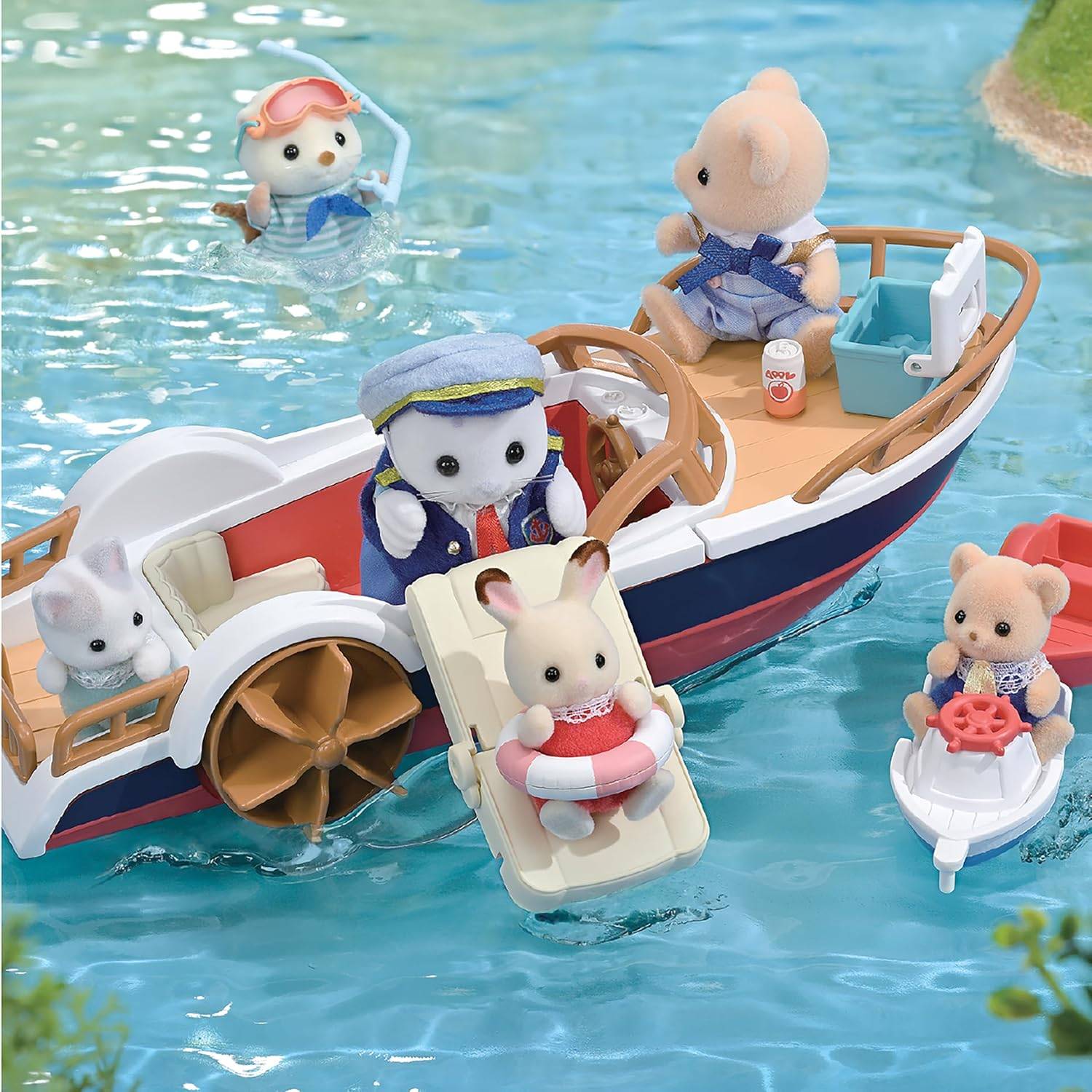 Sylvanian Families: Captain Seal's Exciting Boat Set [Epoch]