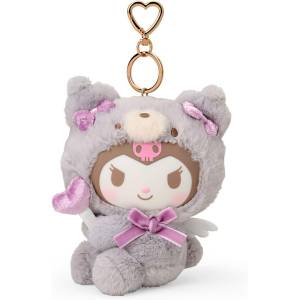 Sanrio Characters: Plush Mascot Keychain - Kuromi (Angel Bear Kigurumi Ver.) [Sanrio]