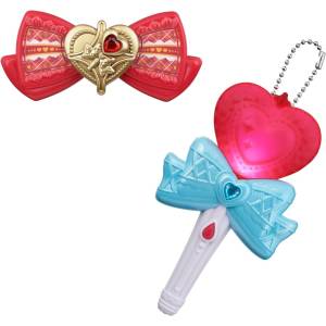You and Idol Pretty Cure: Kirakira Light & Heart Ribbon Set [Bandai]