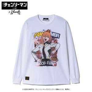 Chainsaw Man Reze Arc x glamb: Sweatshirt (L) - Power (White Ver.) (Limited Edition) [Bandai]