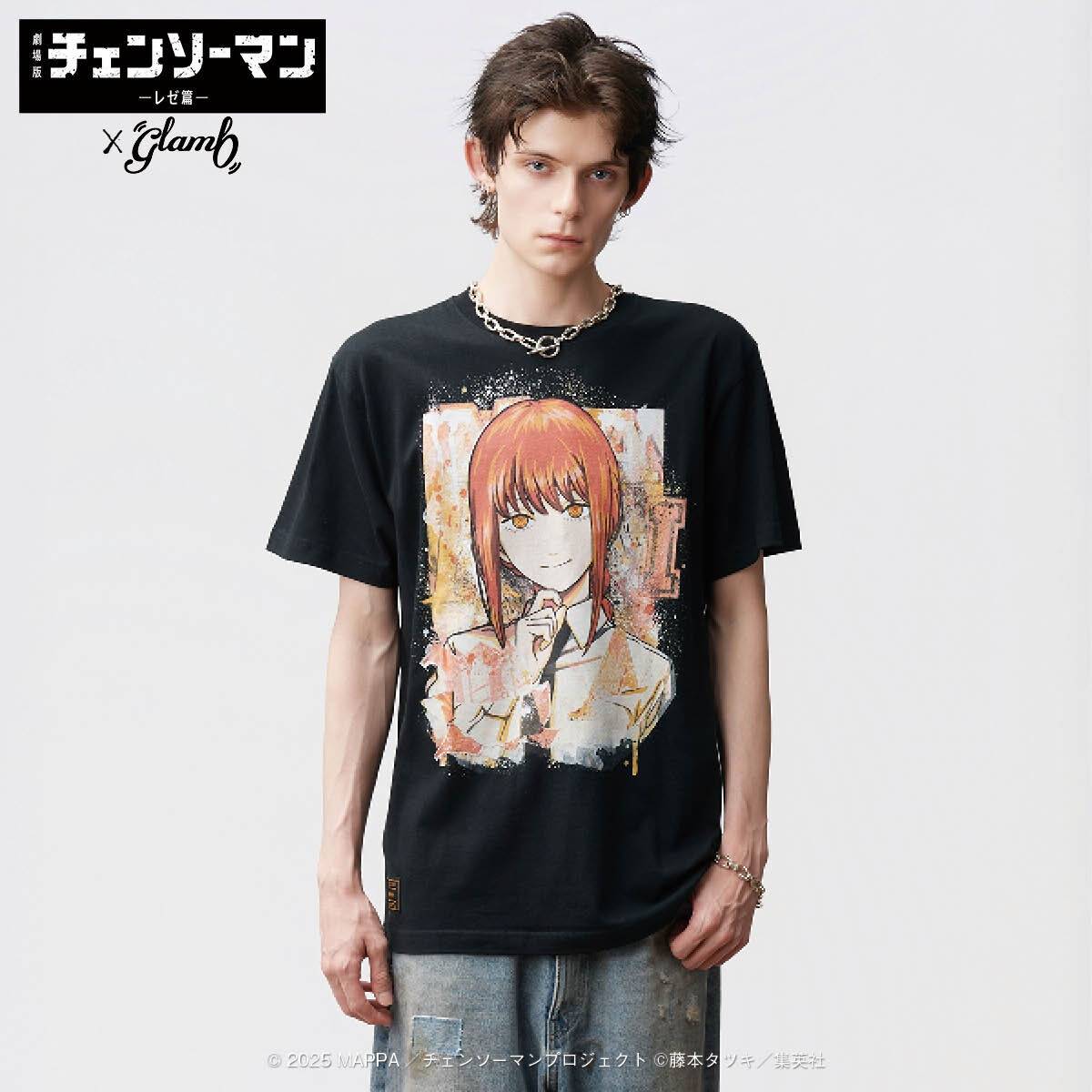 glamb × Chainsaw Man Makima Graphic Tee Chainsaw Man Reze Arc x glamb: T-Shirt (L) - Makima (Black