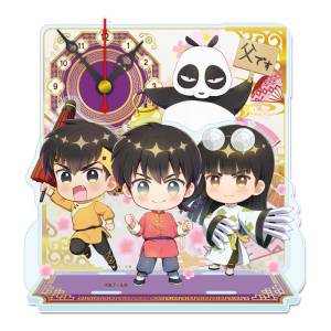 Ranma 1/2: Mini Acrylic Table Clock - Boys Ver. [Seasonal Plants]