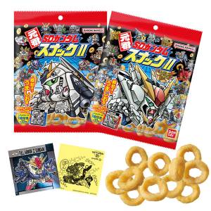 Shokugan: SD Gundam - Sticker & Snacks Vol.2 (10 Packs Box) [Bandai]