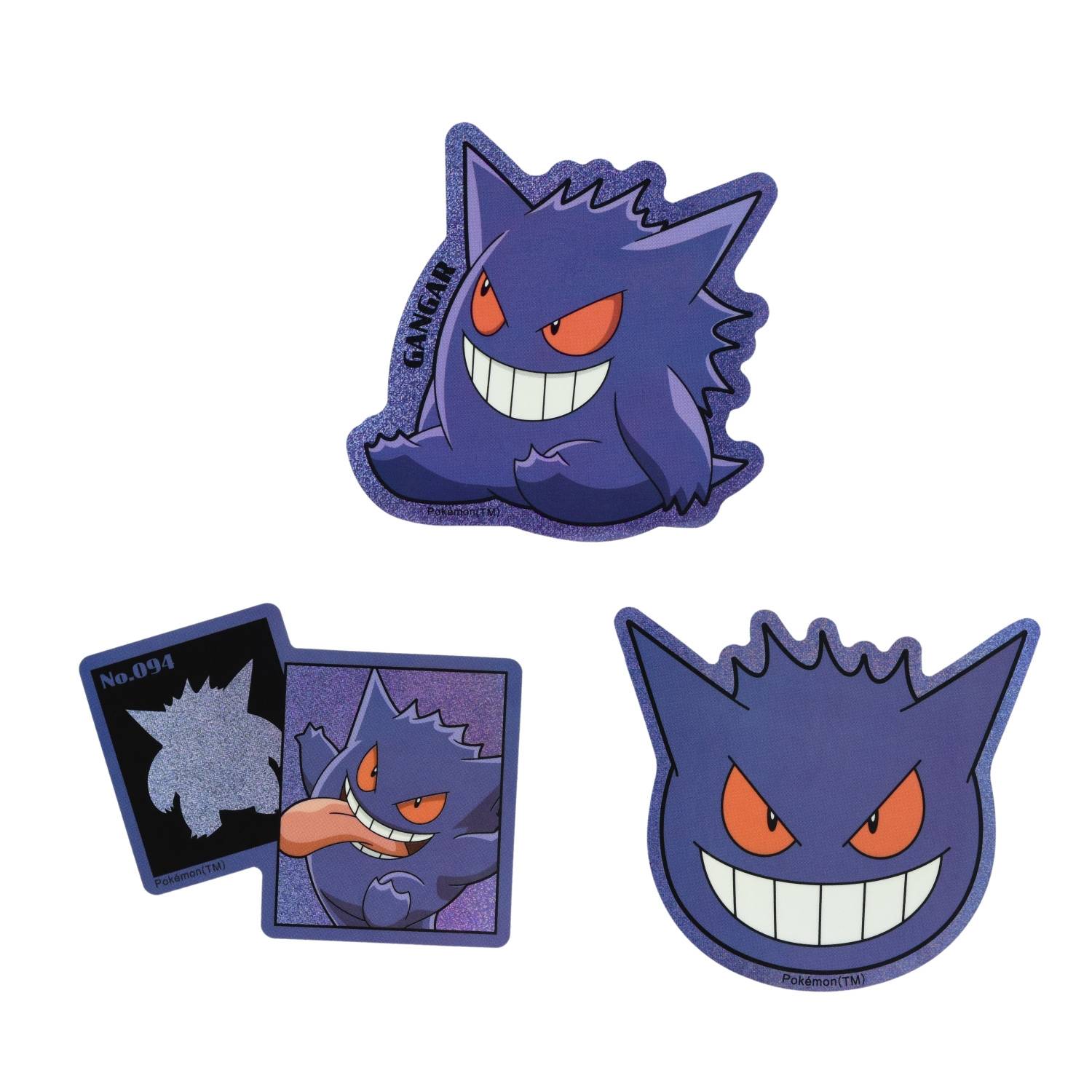 Pokémon: Holographic Mobile Sticker Set - Gengar (Set of 3) [The Pokémon Company]