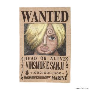 One Piece:  Gosaiori Large Bath Towel - Sanji (Wanted Poster Ver.) (Limited Edition) [Toei Animation]